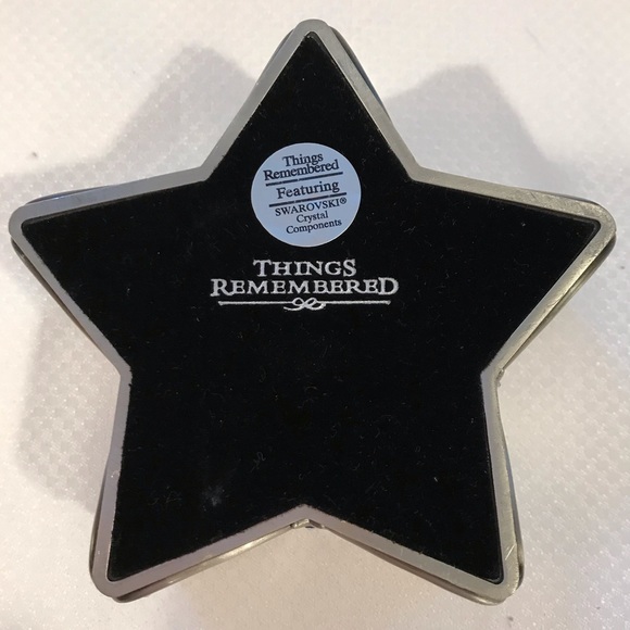 Things Remembered Featuring Swarovski Crystal Components Jewelry Star Shape Box - Picture 4 of 5